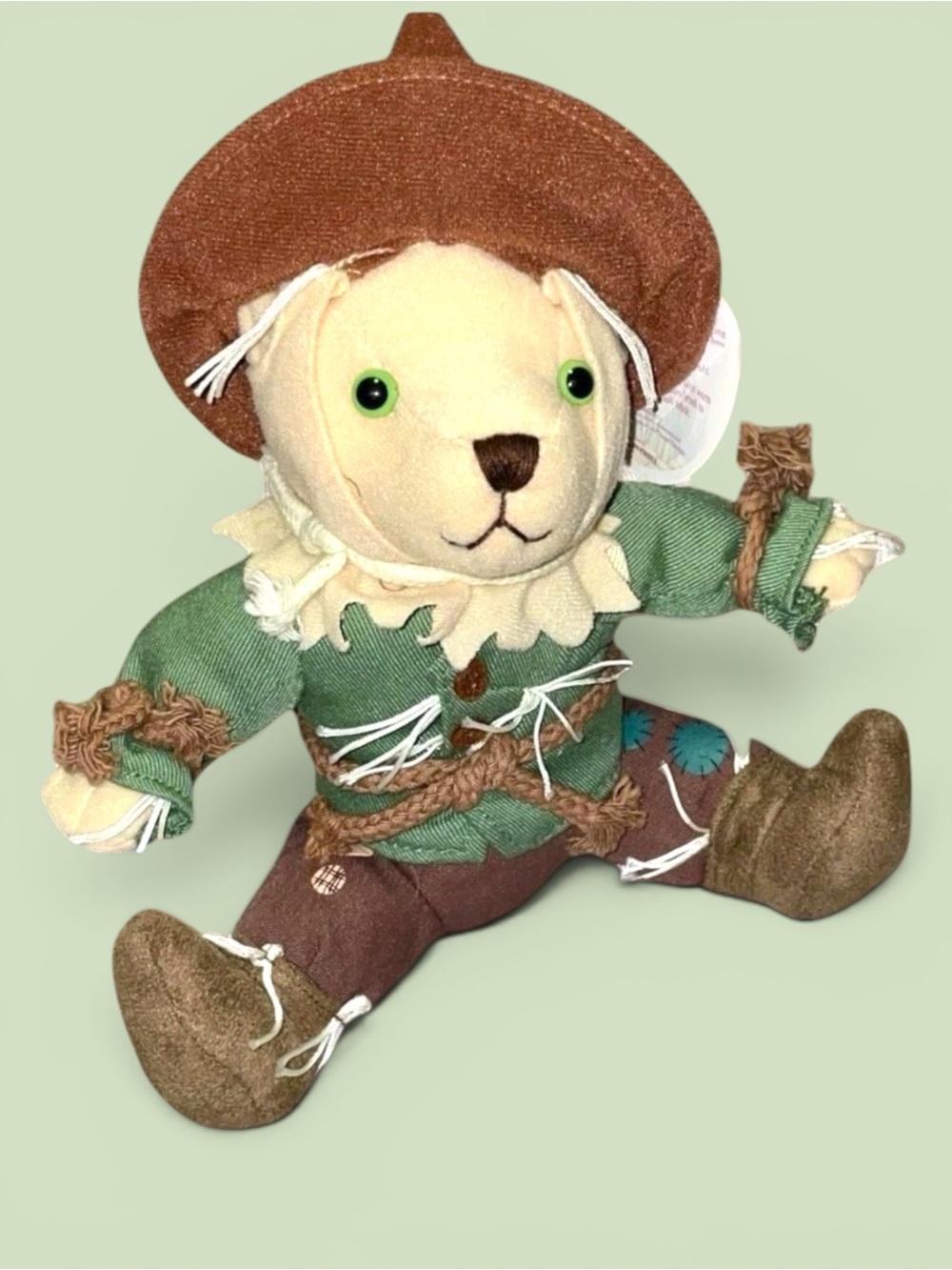 Scarecrow Plush Stuffed Dog Animal 7" Halloween Wizard of Oz New